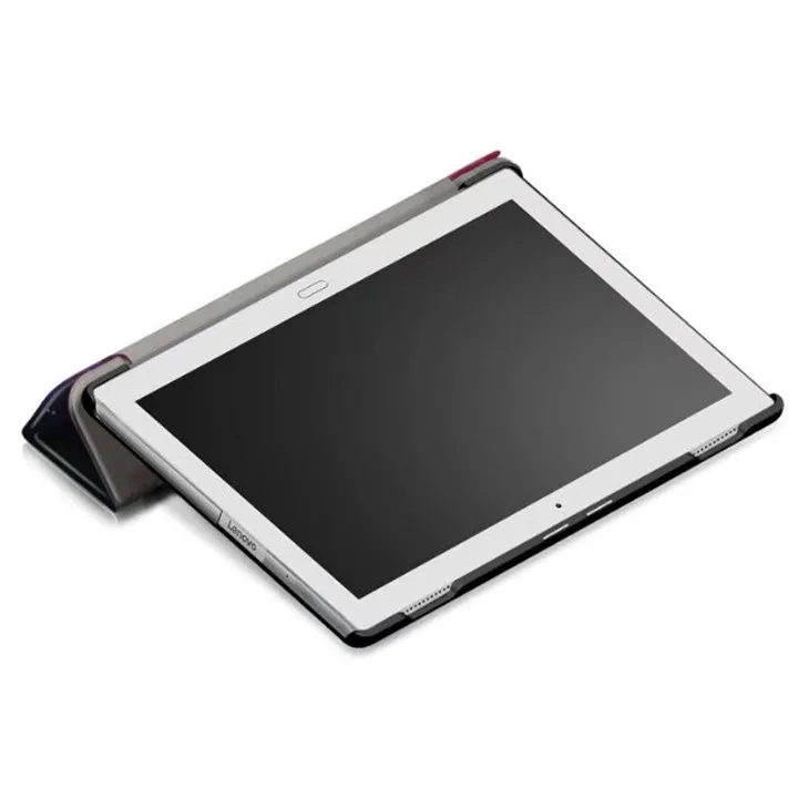Кожаный чехол для lenovo TAB4 10 Plus, тонкий цветной чехол-подставка с принтом, чехол для lenovo Tab 4 10 Plus, TB-X704F, защита для TB-X704N