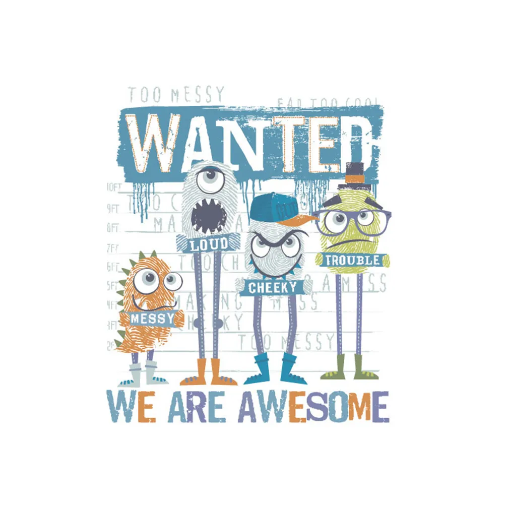 Симпатичные Мультяшные A level нашивки с животными термоперенос пирография для