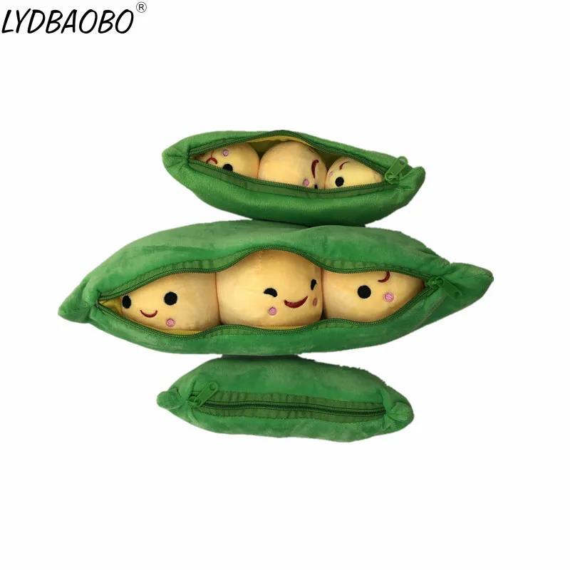LYDBAOBO 1 шт. 25 см мягкая кукла-растение Детская плюшевая игрушка милая девушка-горох