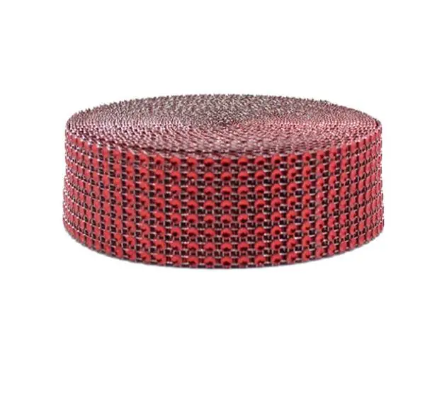 Сетка отделка Bling Diamond обёрточная Бумага торт рулон Тюль 90 см DIY ленты с кристаллами вечерние свадебные украшения вечерние принадлежности