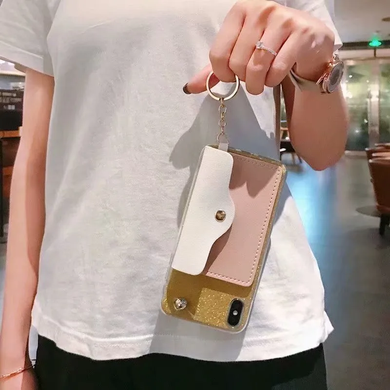 Чехол DIS простой 2в1 кошелек ремешок чехол для телефона iphone X XR XS MAX 5S 4S 5SE 8 7 6s 6plus