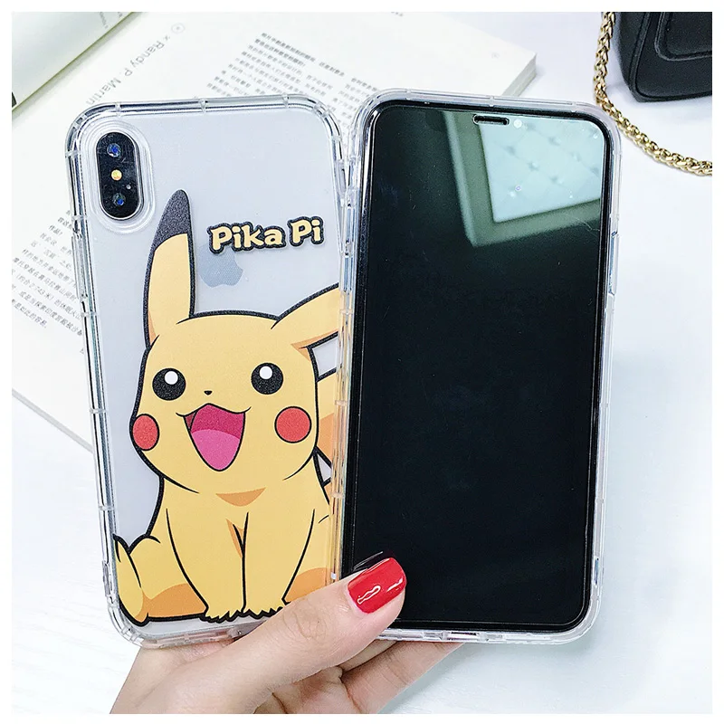 Прозрачный чехол для iPhone 8 7 6 S Plus X 10 XR XS XSMax из мягкого ТПУ |