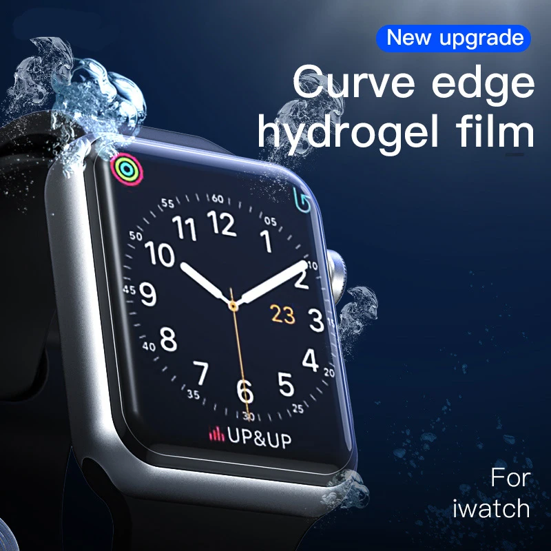 2 шт. в партии 40 44 38 42 мм ТПУ полное покрытие Защитная пленка для iwatch Apple Watch Series 1 2 3 4 защитная крышка экрана