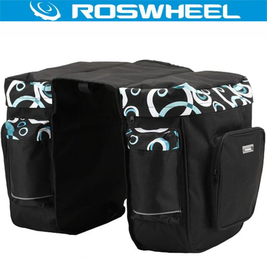 Велосипедная сумка ROSWHEEL, двухсторонняя сумка на заднее сиденье, 30 л