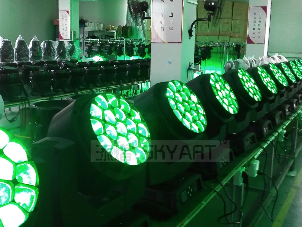 SKYART 19x15W K10 Big Bee Eye Led Moving Head Dj Stage Lights Zoom Function | Освещение