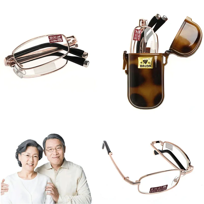 1 шт. складные металлические очки для чтения|foldable reading glasses|reading glasses metalreading eyeglass |