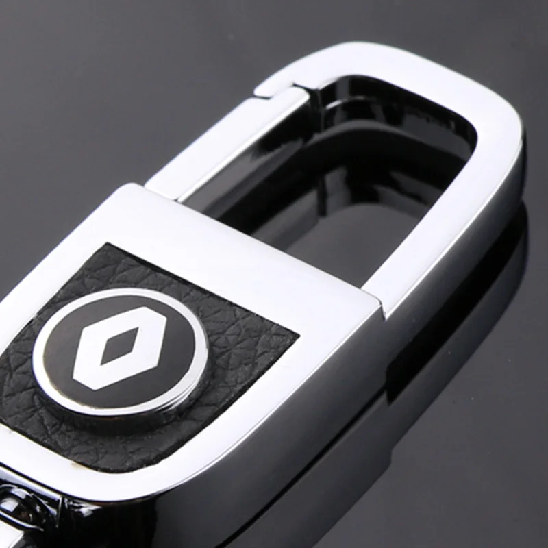 Кожаный брелок для автомобиля металлический Renault Cadillac Jeep Lexus Ferrari Kia VW Bmw Audi Mercedes