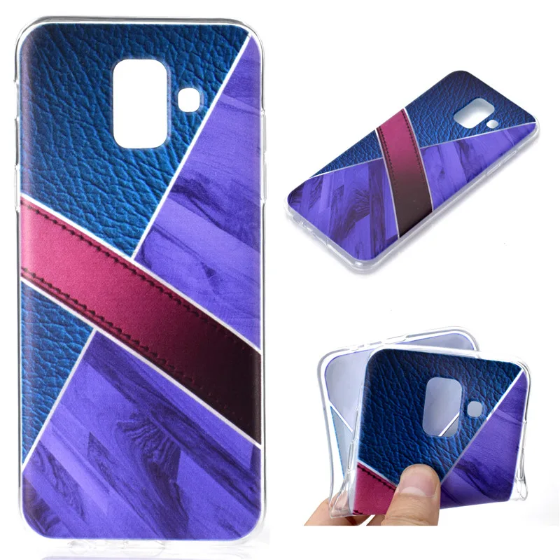 EACHTEK Fundas для Samsung Galaxy A6 A8 2018 чехол ТПУ Мягкая задняя телефона плюс |