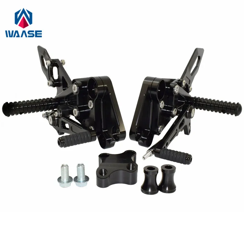 Waase для KTM Duke 125 200 390 Duke125 Duke200 Duke390 Регулируемые задние наборы Rider Rearset подножки для ног
