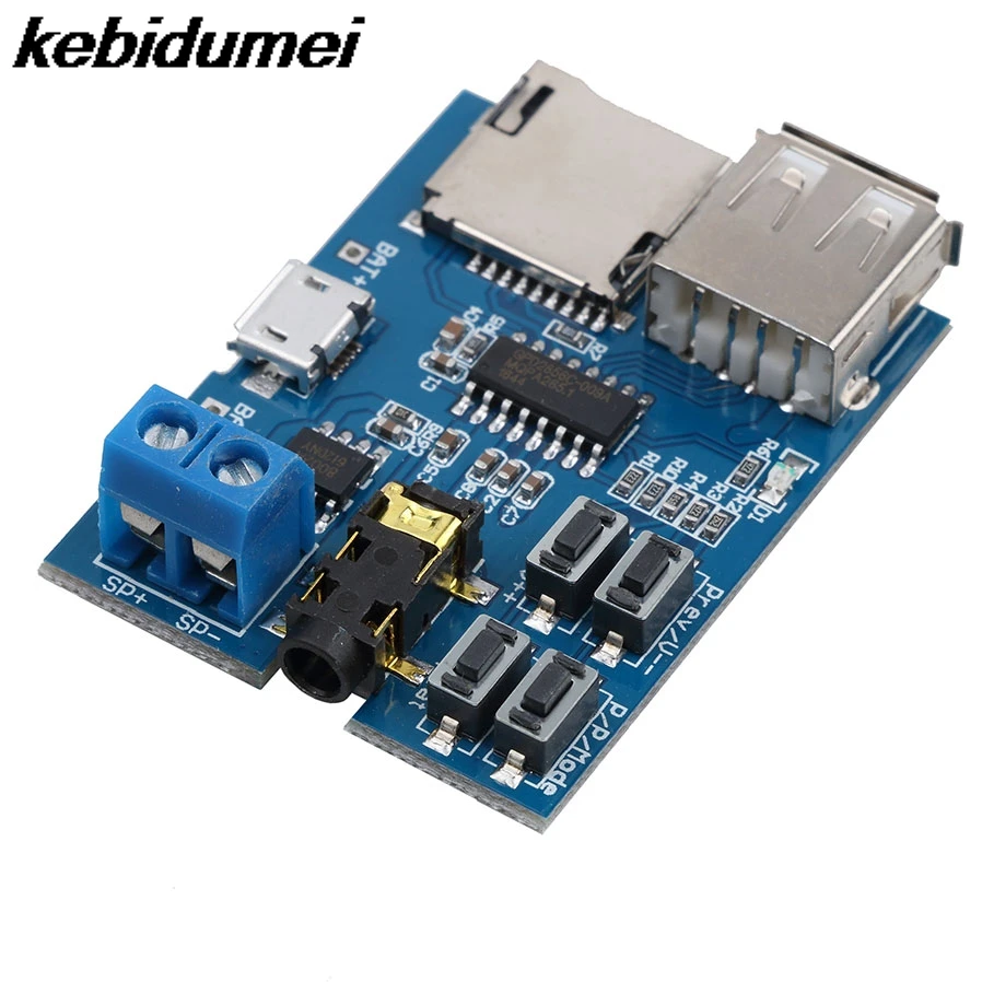 

kebidumei kebidumei Newest Decoding audio Player U disk MP3 Format decoder board module amplifier TF card