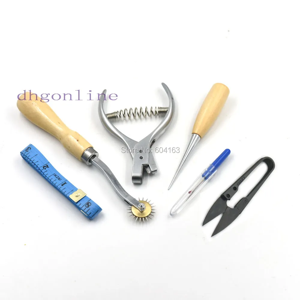 Один комплект ручные ножницы с инструментами шва Потрошитель ленты мерки шаблон