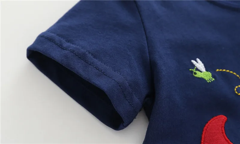 Новинка года; футболка для мальчиков; Camiseta; одежда для детей; Camisetas; детская одежда; футболки с динозавром; костюм; roupas infantis menino; одежда для малышей