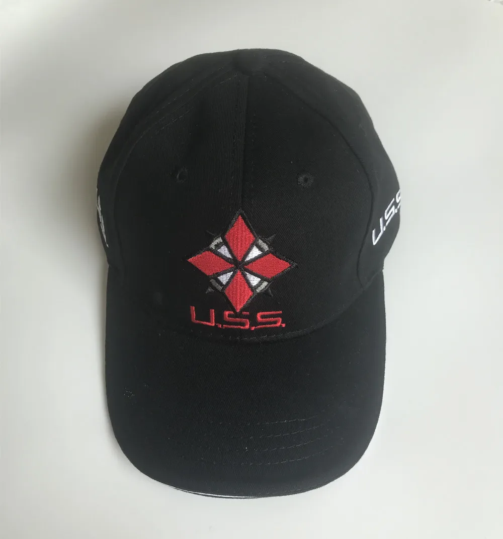 

Бейсболка с вышивкой логотипа USS для косплея, Черная