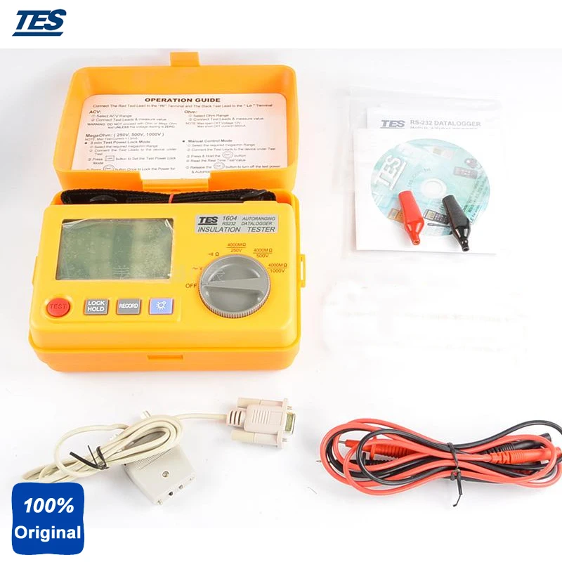 

Digital Insulation Tester With Recording Datalogging TES1604