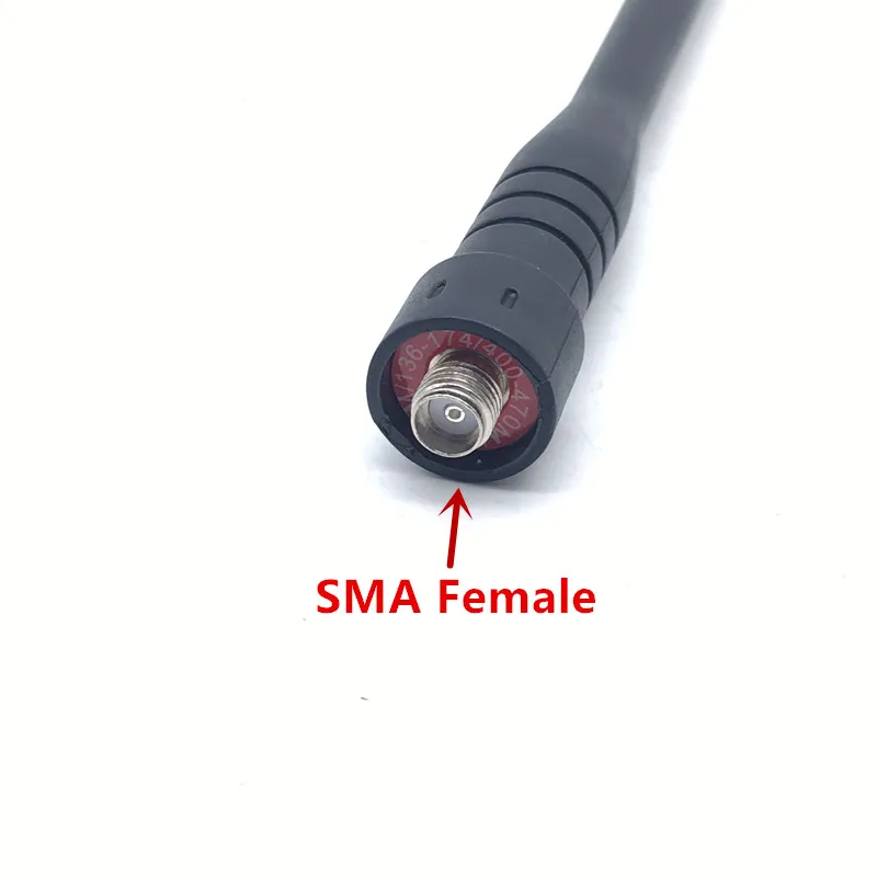 Телескопическая антенна SMA мама UHF VHF Двухдиапазонная 144/430 МГц 11 41 см для рации Kenwood