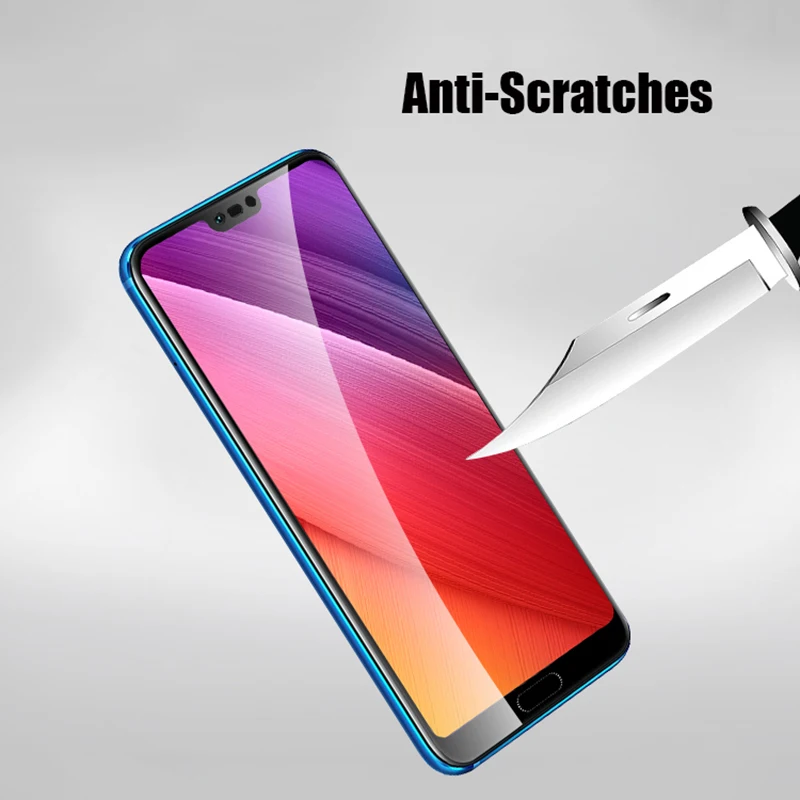 

2 шт для Huawei Honor 10 5,84 "закаленное стекло 2.5D полное покрытие защитная пленка на Honor 10 Honor 10 чехол стекло черный