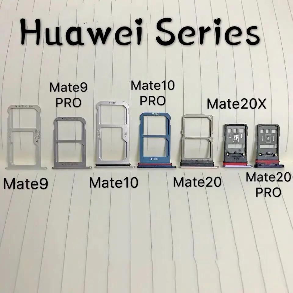 Держатель лотка для карт MATE9 9PRO 10 10pro 20 20X 20PRO Micro SIM SD TF адаптер считывания