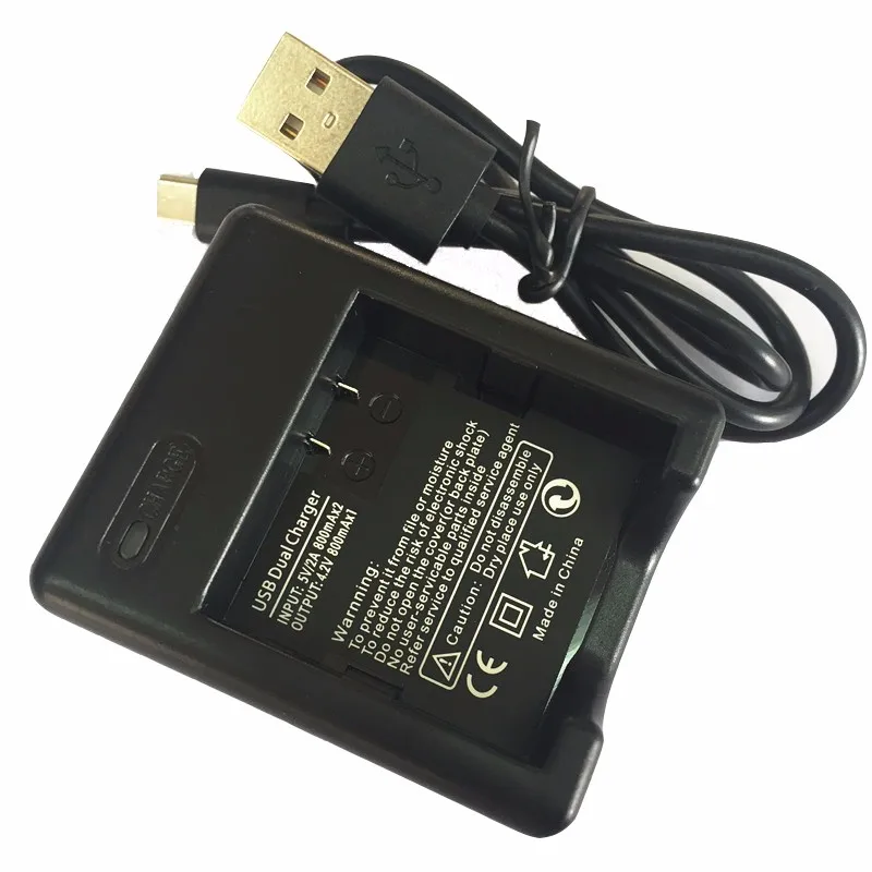 2x AZ16-1 для Xiaomi Yi 2 4K батарея+ USB Двойной аккумулятор зарядное устройство для XiaoYi 2 4K Xiaomi Yi 4k+ аксессуары для экшн-камеры