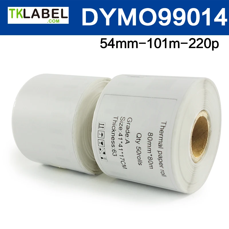 10 Roll X Compatible Dymo Labels 99014  LW450 Turbo white labels 54 x 101 mm 220pcs