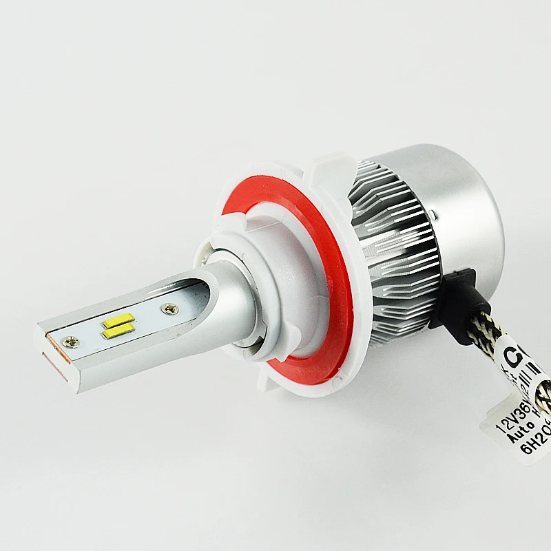 Led Car 2x 72w 7600lm Highlight H13 H/l Headlight Kit Bulb 9-31v Flip Chip 6000k Truck Fog Head Lamp Can All Autos Use | Автомобили и