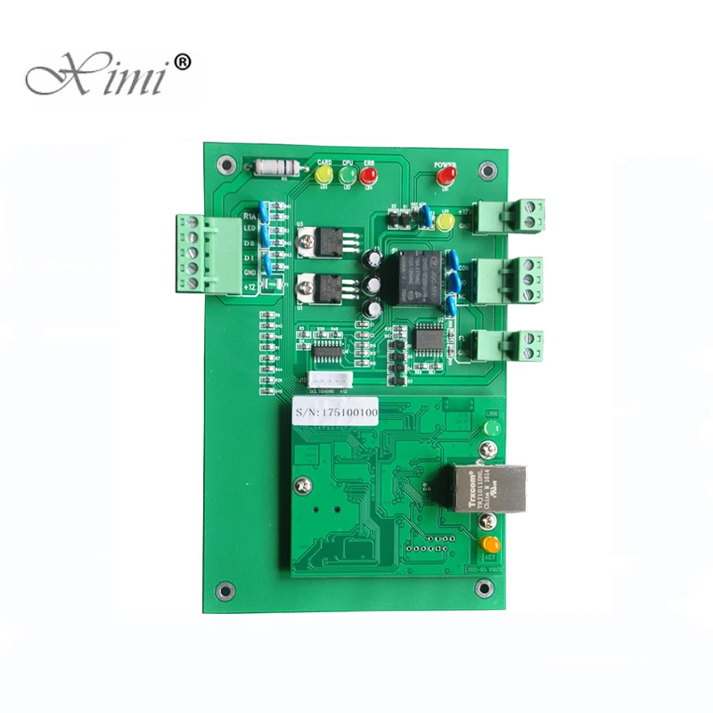 TCP/IP 20 этажей Лифт контроль биометрический отпечатков пальцев и RFID доступа плата