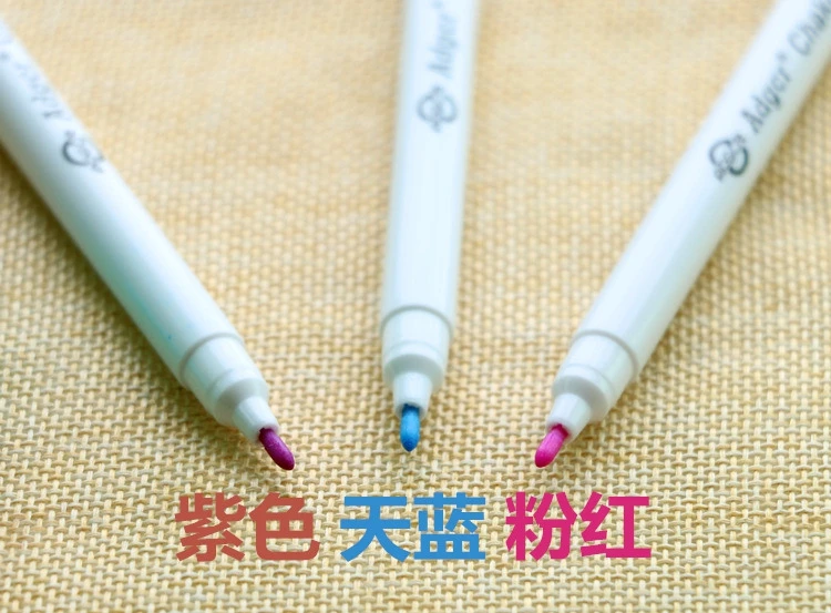 Швейная ручка с одним наконечником только фиолетовая автоматическая стираемая