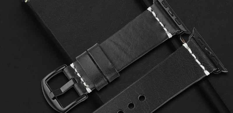 MAIKES специальный ремешок из коровьей кожи для Apple Watch ремешок 44 мм 40 мм/42 мм 38 мм серия 4 3 2 1 iWatch ремешок для часов