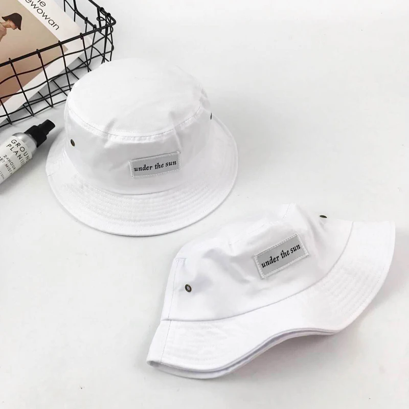 Шляпа ведро 2017 модная шляпа с буквенным принтом для рыбалки мужчин и женщин