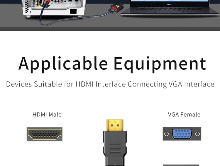 GCX HDMI в VGA видео конвертер 1080P мужчин и женщин HDMI2VGA адаптер с аудио кабель для ПК ТВ коробка проектор HDMI VGA шнур