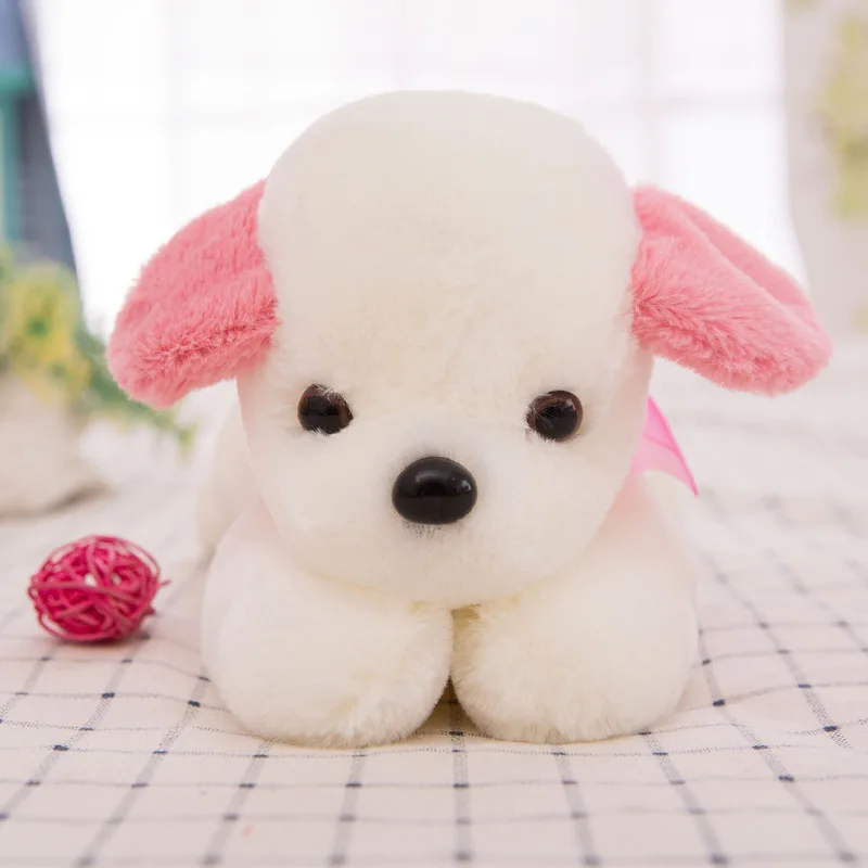28cm Stuffed toys for children puppy pet dog cute bow-knot Plush China cheap soft stuffed animals home mini | Игрушки и хобби