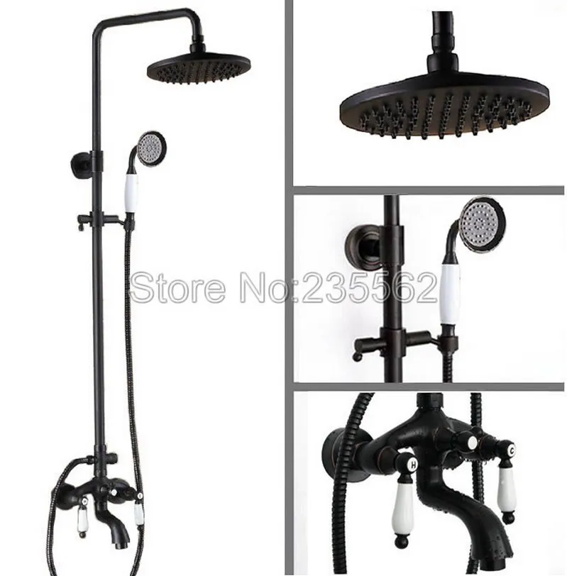 

Набор бронзовых смесителей для душа Lrs403, с масляной прокладкой, с ручным настенным креплением, для ванной комнаты