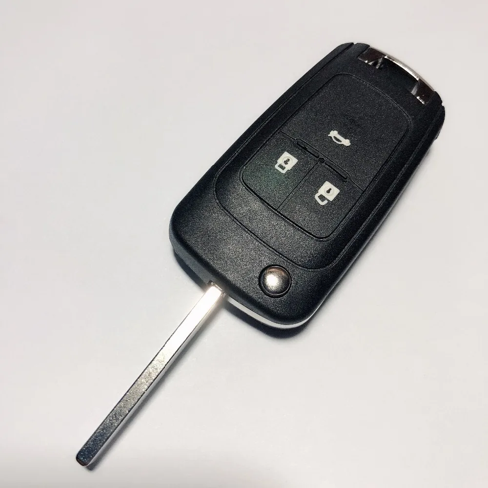 С символом раскладной дистанционный чехол для ключа автомобиля Chevrolet Cruze Epica Lova