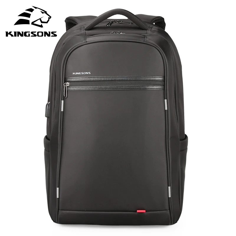 

Kingsons Large Capacity USB Port Charging Men 17inch Laptop Backpacks For Teenager Fashion Male Mochila Leisure Travel Backpack