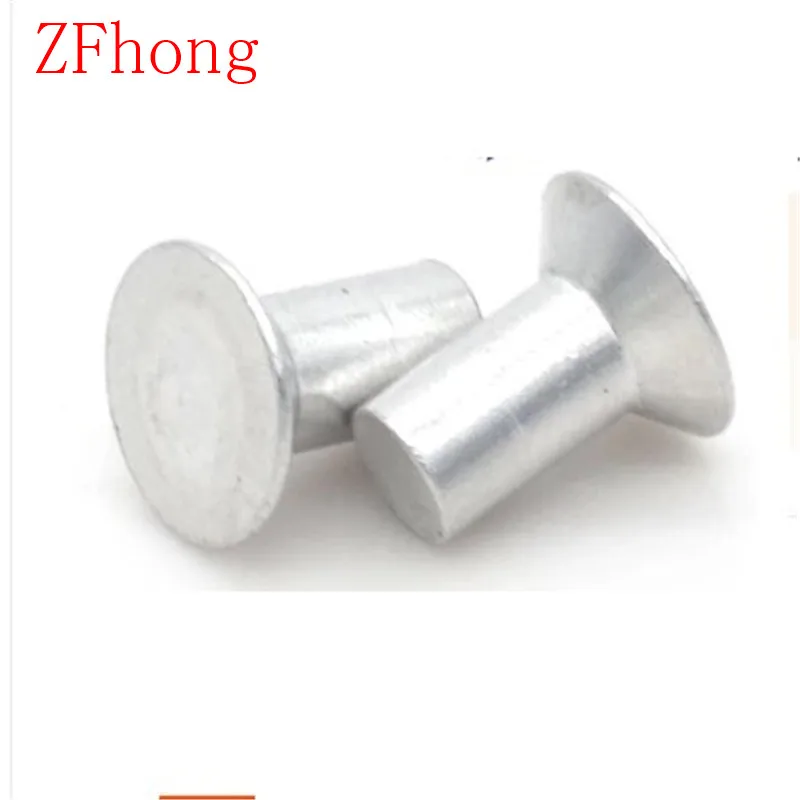 1000PCS M3*5/6/8/10/12 diametem 3mm aluminum countersunk head solid rivets