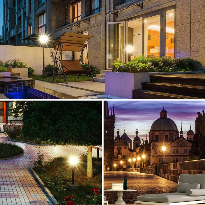 Светодиодный прожектор для улицы уличное освещение безопасности с теплым