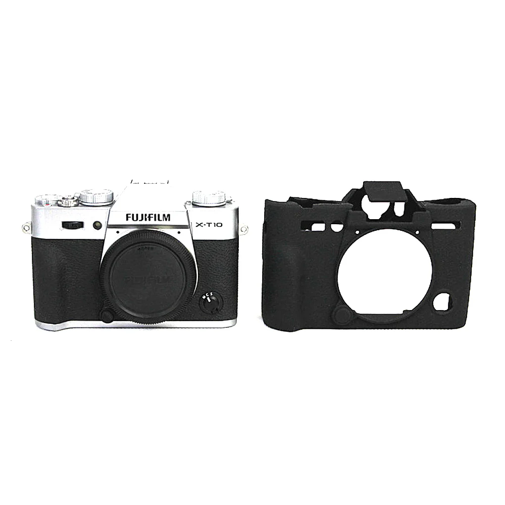 Популярный силиконовый чехол для камеры Sorf сумка для Fujifilm X-T10 XT10 Fuji XT10 X-T10 сумка для камеры резиновый корпус Защитная крышка 3 цвета