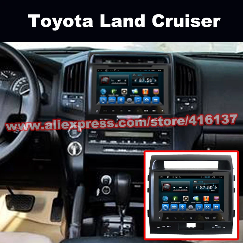 9 0 дюймов Автомагнитола Android 8 1 автомобильный dvd-плеер для Toyota Land Cruiser стерео 2 ГБ 32