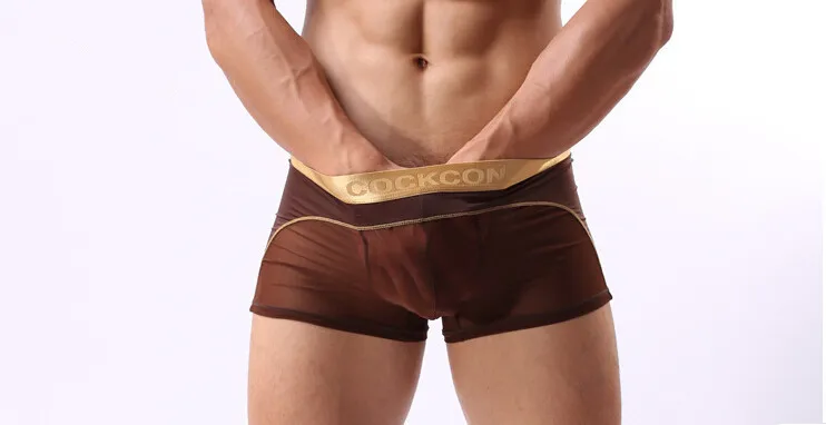 Мужские дышащие боксеры с золотистыми краями 3 шт.|boxer brand|boxer thbrand boxers |