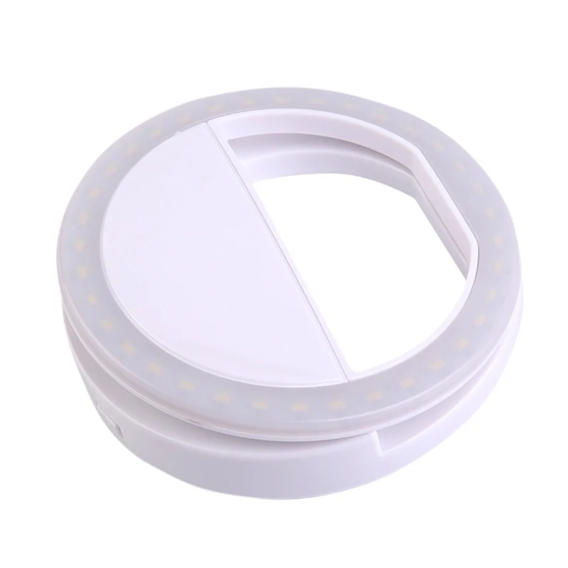 Universal Round Selfie Ring Light Licht For Camera Photography Case selfie iPhone/Samsung/Huawei Accessories Battery power |