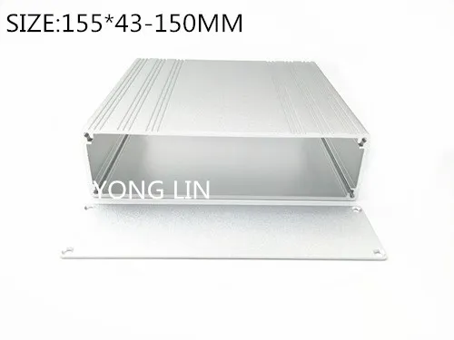 1 шт. Защитный корпус из алюминия Размер 155*43 150 мм|server case|aluminium case enclosurecase server |