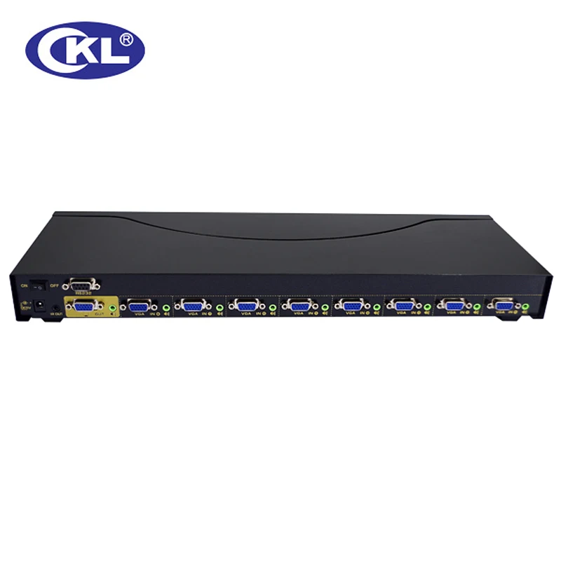 CKL-81S 8 портов Авто VGA переключатель с аудио в 1 из ПК МОНИТОР коммутатор ИК-пультом