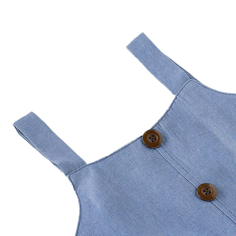 Одежда для малышей 2 шт./компл. Летние однотонные Топы на бретельках маленьких