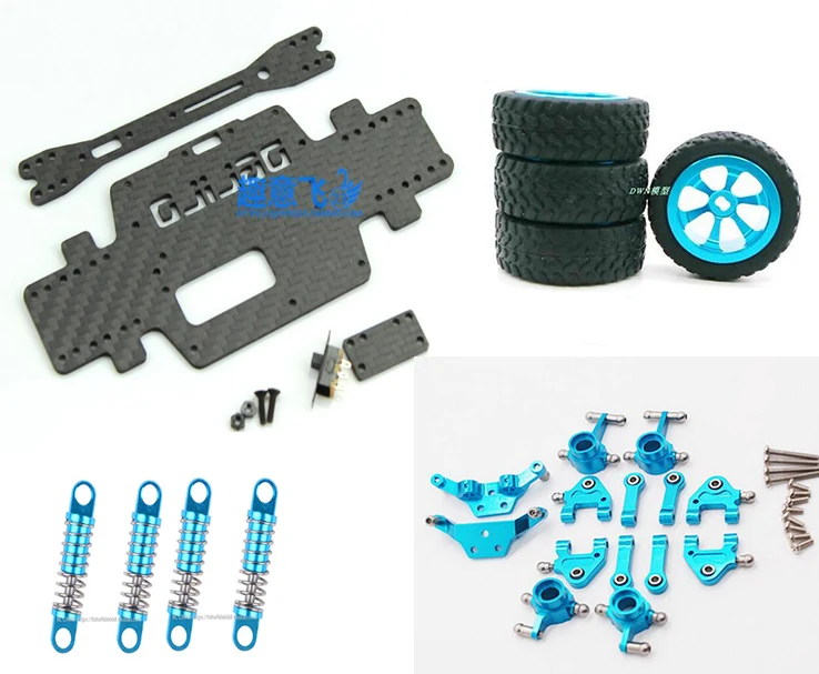 

Wltoys K969 K979 K989 K999 P929 P939 RC Car upgraded carbon fiber + metal parts