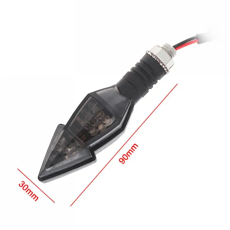 2 шт. 12V 0 6 W 3000K 14LED желтый Цвет мотоцикл вспышки двойной направление стрелки