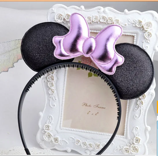 hair bands Уши Минни-Маус Детские волосы для девочек повязки на голову обруч для волос аксессуары для детей украшения для волос украшения Тиара головной убор - Цвет: hair bands
