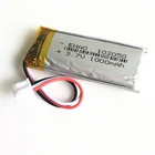 3,7 В 1000 мАч Lipo аккумуляторная батарея 102050 с JST XH 2,54 мм 3-контактный разъем для домашнего проводного микрофона, аудио компьютера