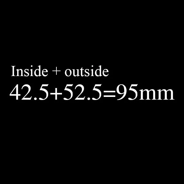 95(42.5knob-52.5) Дверной цилиндр 65 70 75 80 85 90 100 мм безопасности медный замок цилиндр безопасности дверная ручка латунный ключ анти-Прай нержавеющий цилиндр - Цвет: 95(42.5knob-52.5)