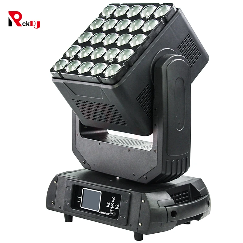 Светодиодный светильник с движущейся головкой для дискотеки 25x15 Вт RGBW матричный