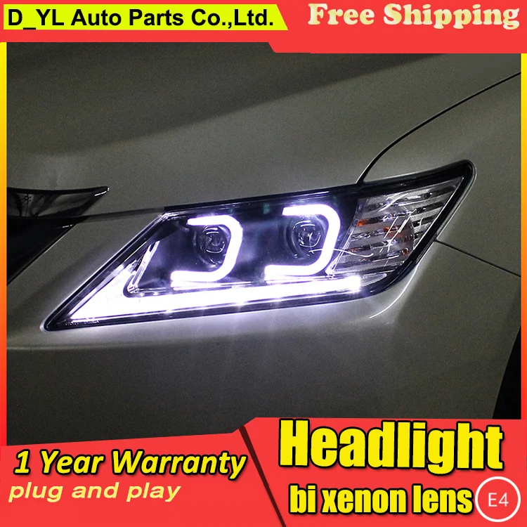 

Car Styling Headlights for Toyota Camry 2012-13 LED Headlight for Camry Head Lamp LED Daytime Running Light LED DRL Bi-Xenon HID