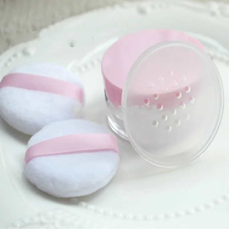 10 г розовый рассыпчатый горшок для пудры портативный Коробка румян